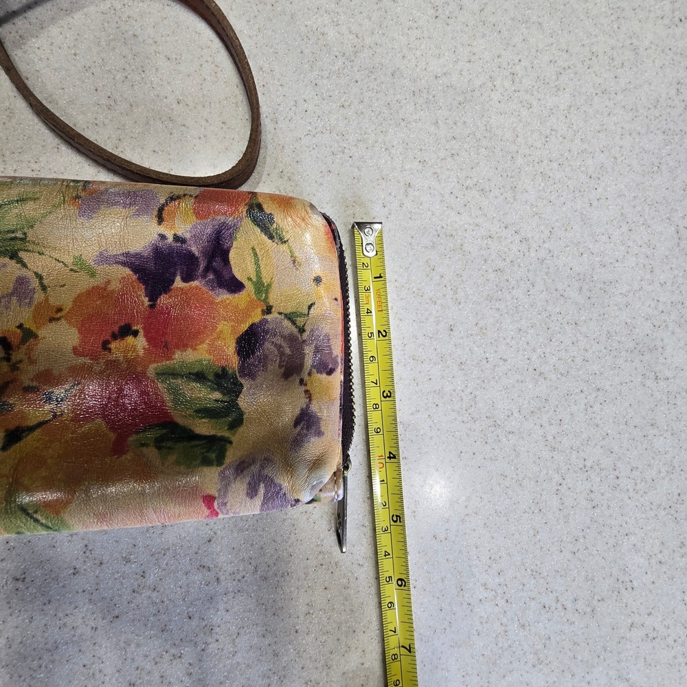 Patricia Nash Floral Leather Crossbody Wallet Bag Kiss Lock Phone Case Purse - Picture 12 of 16